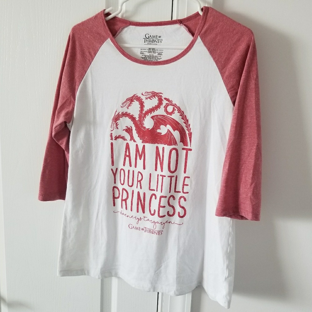EUC Game of Thrones Baseball Tee XL